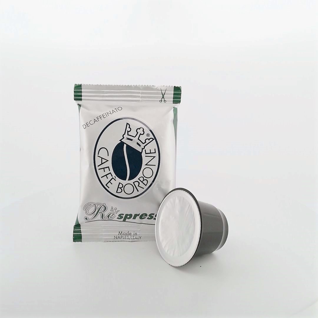 100 Capsule Caffe’ Borbone Respresso Miscela Dek Compatibili Nespresso