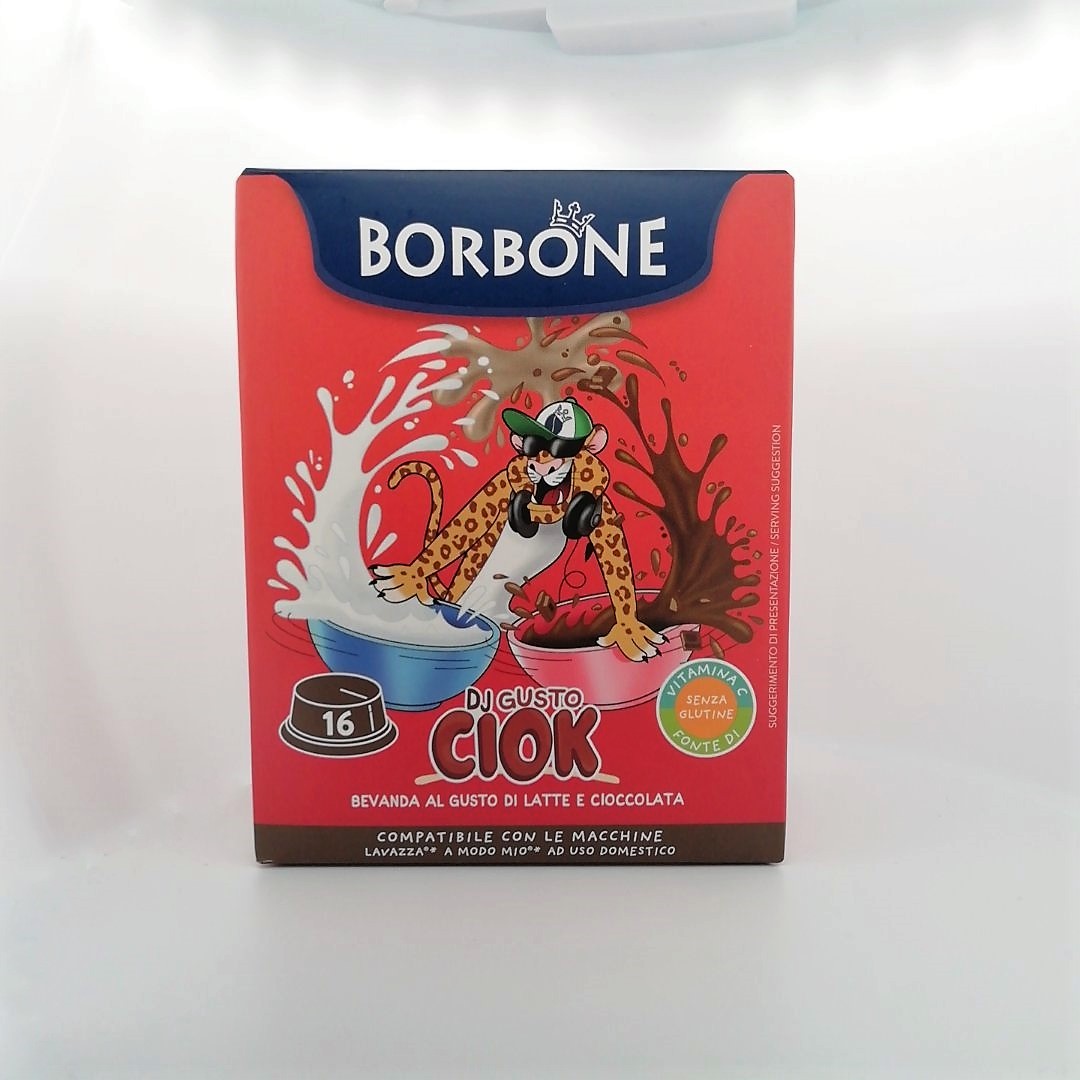 16 Capsule Borbone Compatibili Macchine Lavazza A Modo Mio ®* DJ gusto Ciok