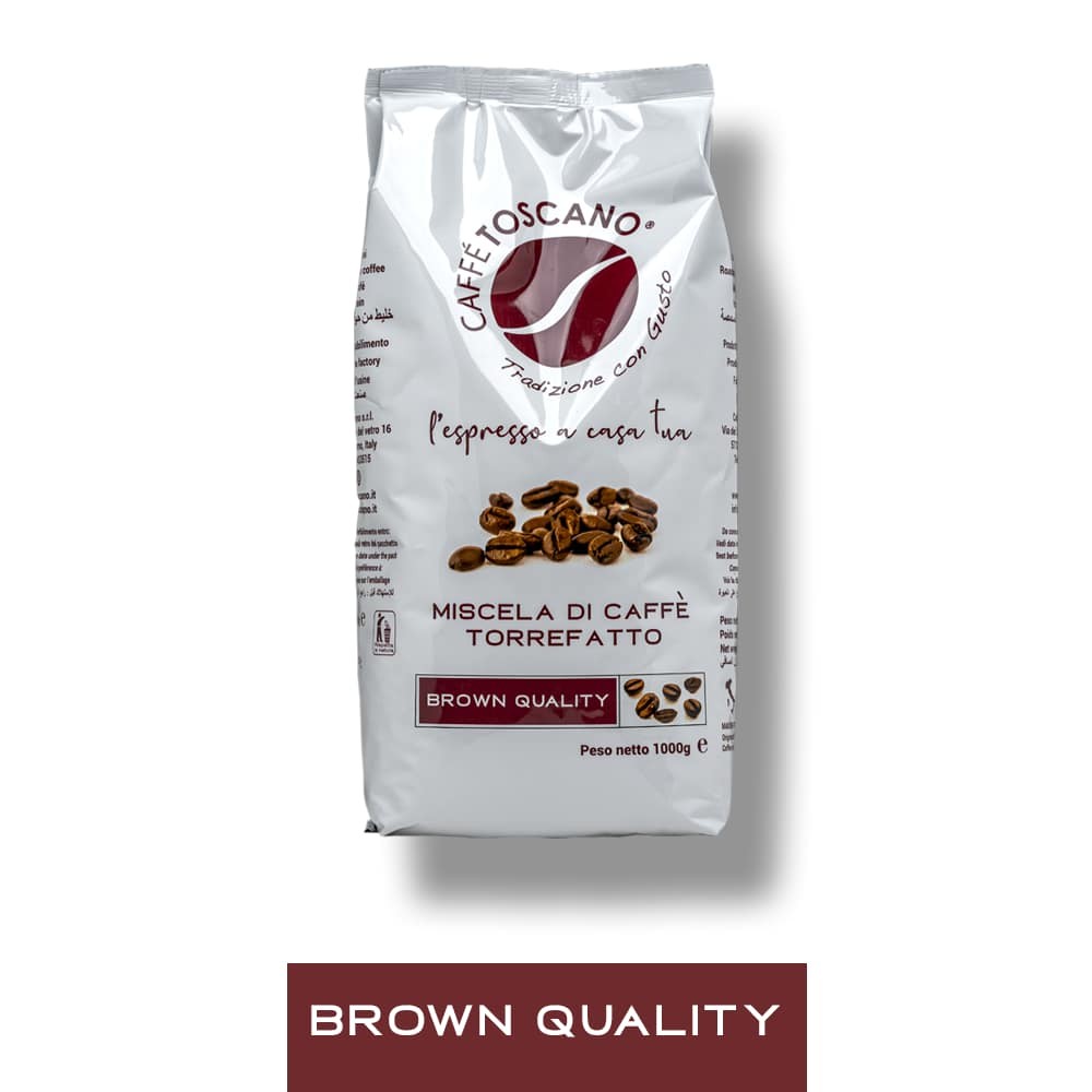 1kg “Caffè Toscano” in Grani Brown Quality